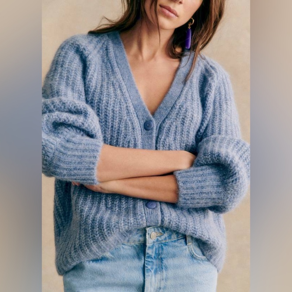 Sezane ACHILLE CARDIGAN size XS - Picture 2 of 10